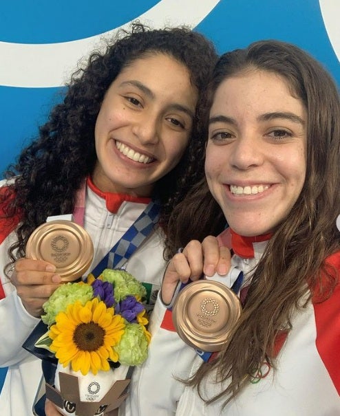 Instagram @aleorozcoloza Alejandra Orozco junto a Gabriela Agúndez