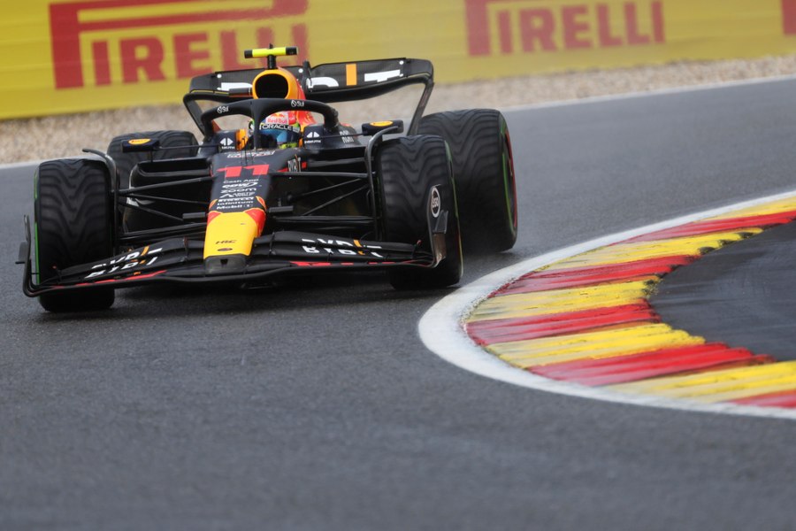 Checo largará segundo en el Gran Premio de Bélgica