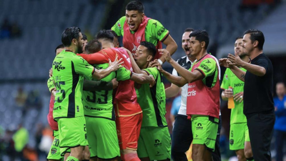 Juárez celebra la victoria ante América en Liga MX