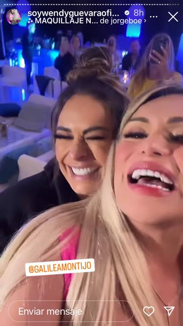 INSTAGRAM: @wendyguevaraoficial Galilea organizó una fiesta en su casa en honor a Wendy.