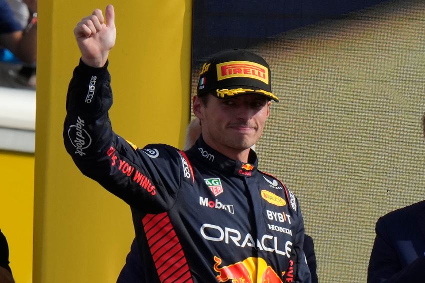 Verstappen tras ganar el GP de Italia