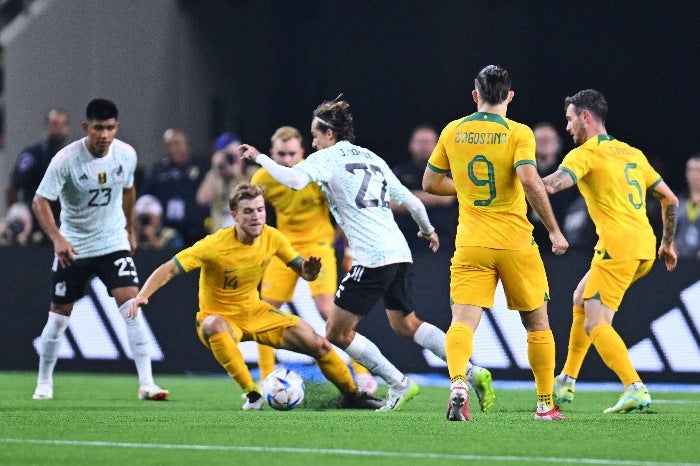 MEXSPORT Jordi Cortizo durante el partido del Tri ante Australia