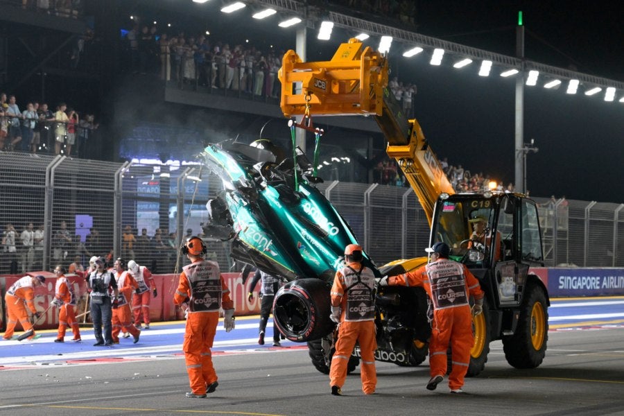 AP Lance Stroll no corrió el GP de Singapur