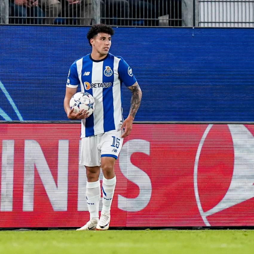 Jorge Sánchez en su debut con Porto