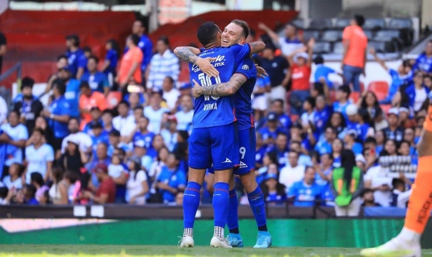 INSTAGRAM: @cruzazul Festejo de gol ante Gallos