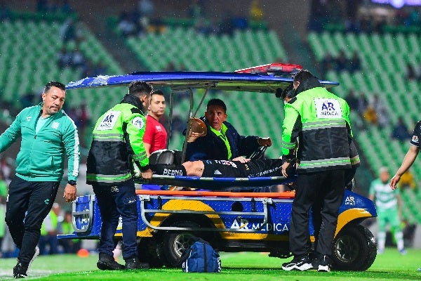 MEXSPORT Federico Viñas tuvo que abandonar el encuentro