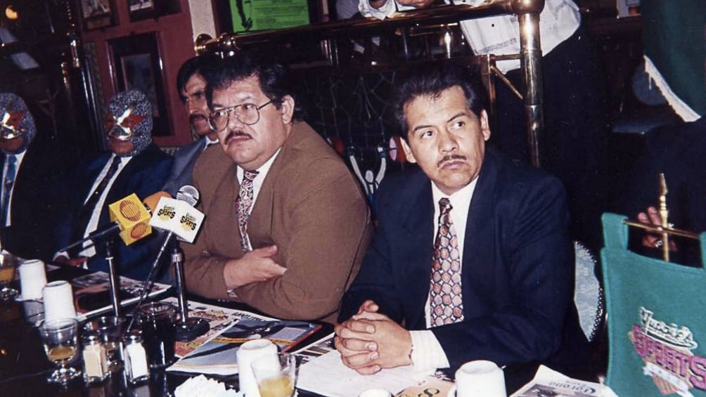 Antonio Peña durante una conferencia de prensa