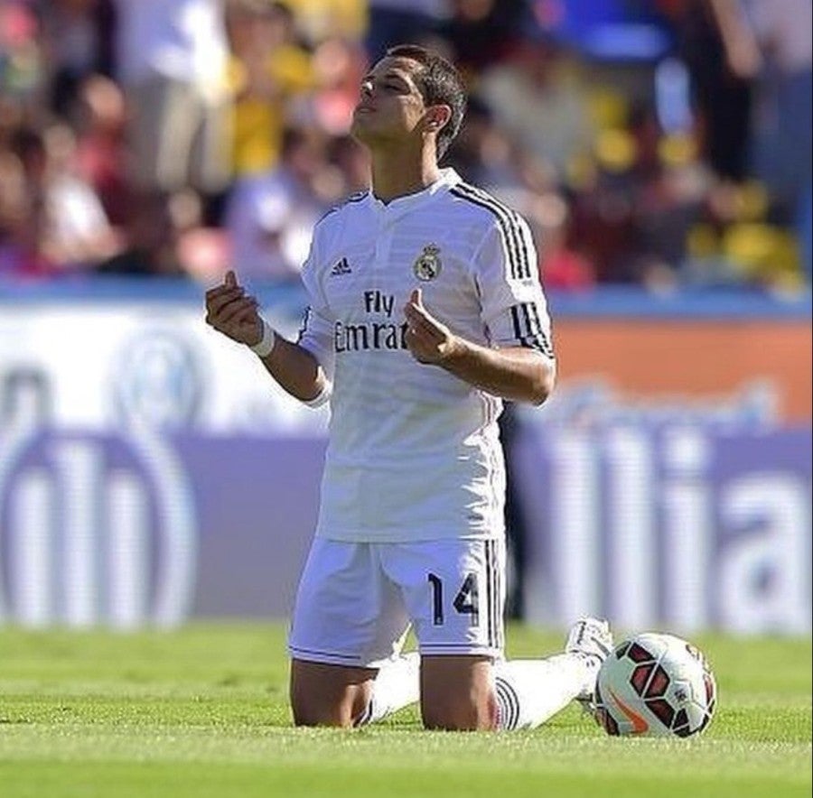 INSTAGRAM: @ch14_ Chicharito Hernández en el Real Madrid