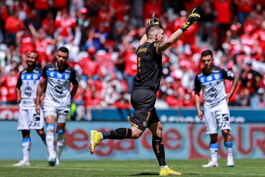 Tiago Volpi anotó gol contra Querétaro