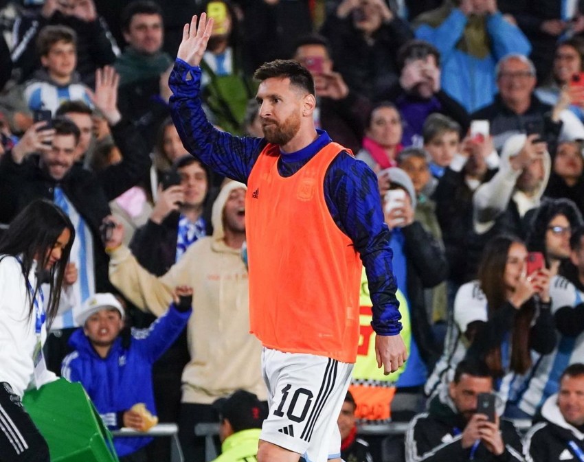 Messi con Argentina 