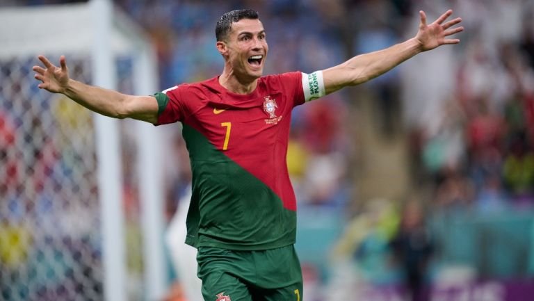 Cristiano Ronaldo en partido con Portugal 