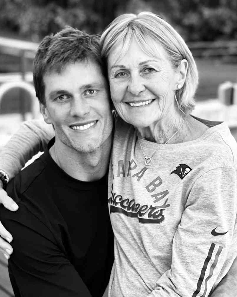 Tom Brady and his mother Gailene