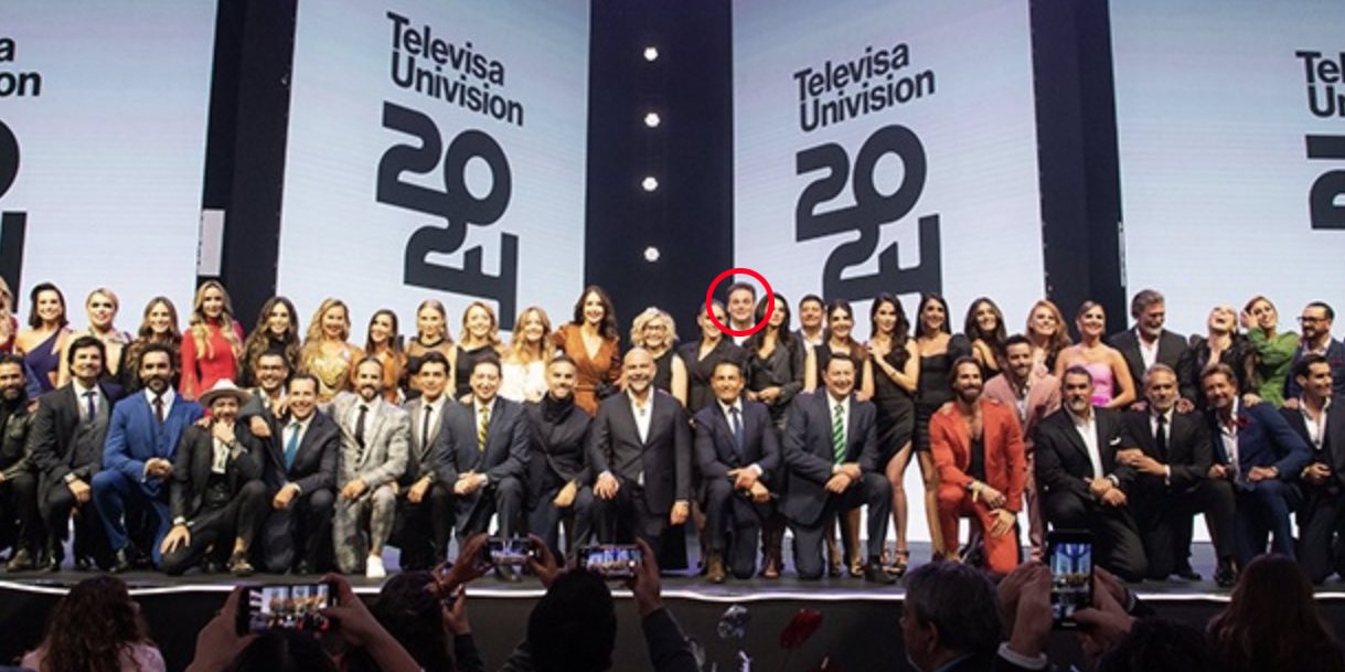David Faitelson en el evento UpFront 2024 de TelevisaUnivisión
