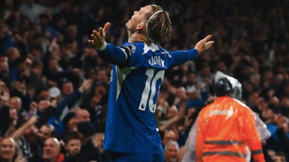 TWITTER: @ChelseaFC Mudryk celebra una de las anotaciones