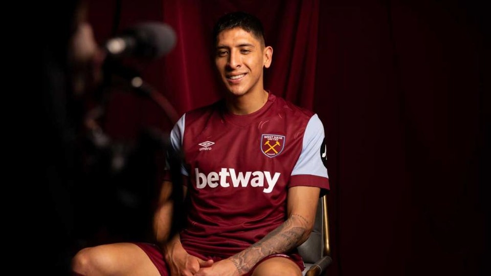 Edson Álvarez se dijo feliz en el West Ham