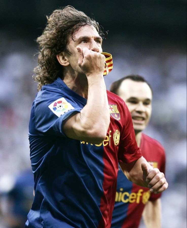 Carles Puyol en un Clásico