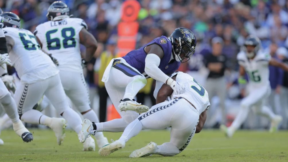 La defensiva de Ravens detuvo a los Seahawks