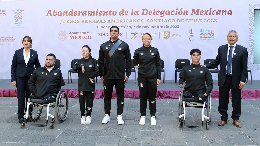 La delegación mexicana de atletas paralimpicos