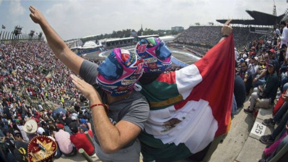La afición durante el Gran Premio de México
