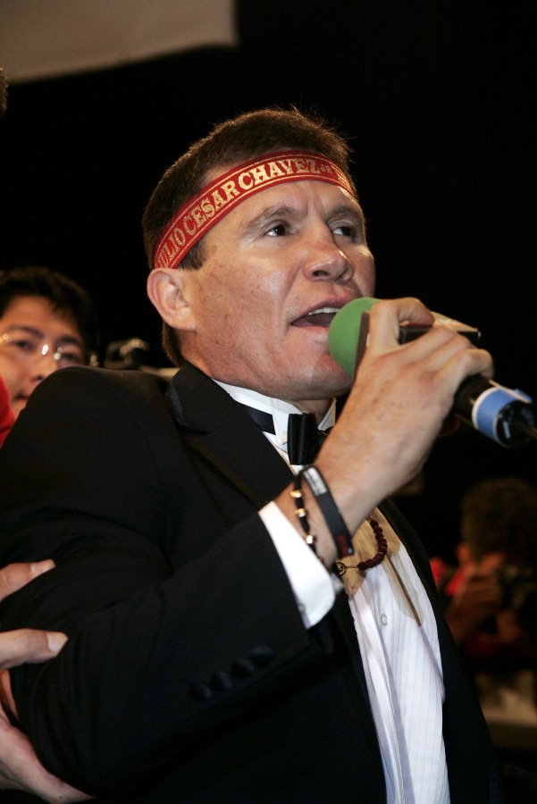 Julio César Chávez, exboxeador mexicano