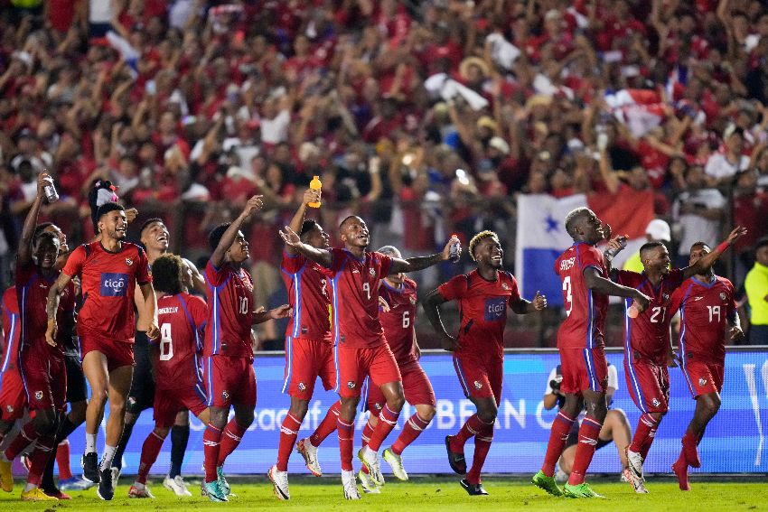 Panamá celebrando su pase a Copa América 2024