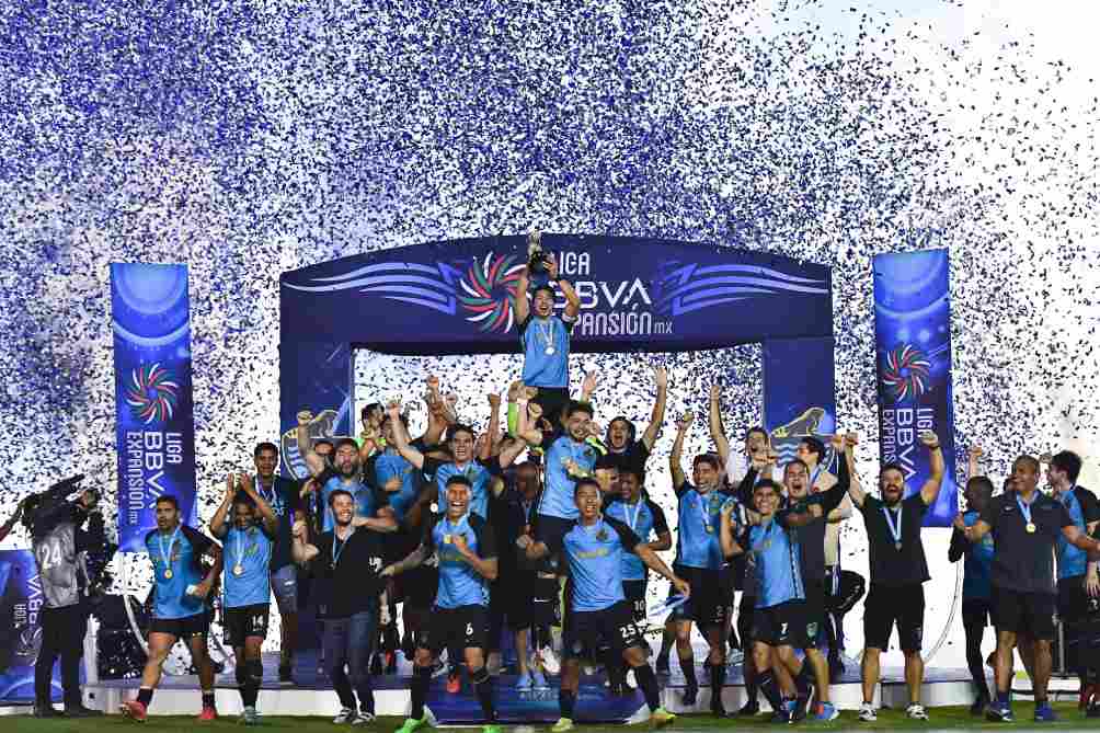 Cancún FC celebra su campeonato en el Apertura 2023