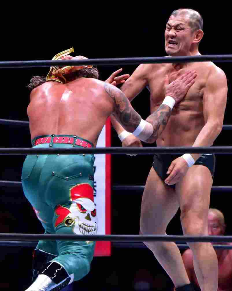 Zandokan Jr en pelea en Japón