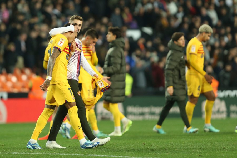 Barcelona empató 1-1- en Mestalla ante Valencia