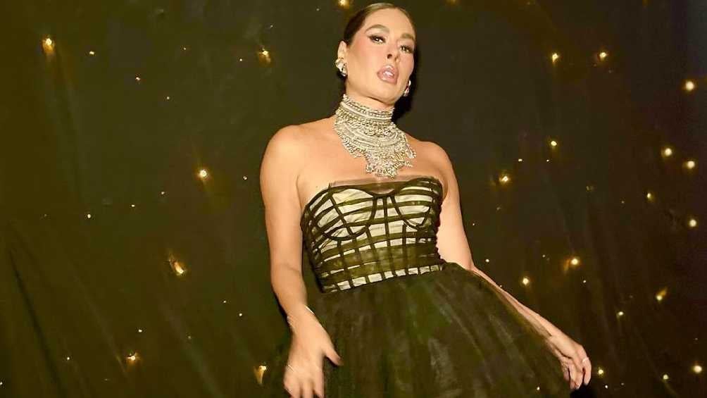 IG: @galileamontijo Galilea regresó a México justo a tiempo para seguir con su trabajo como conductora.