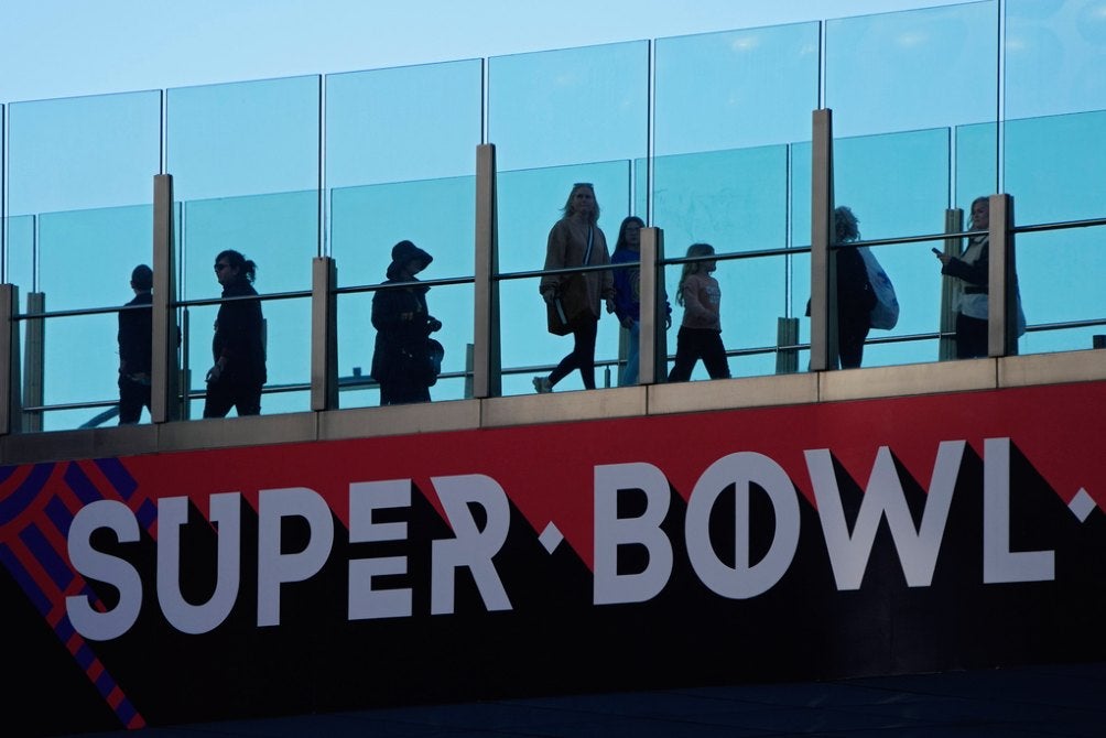 Las Vegas se prepara para recibir el Super Bowl