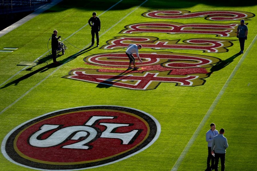 Los preparativos en el Allegiant Stadium