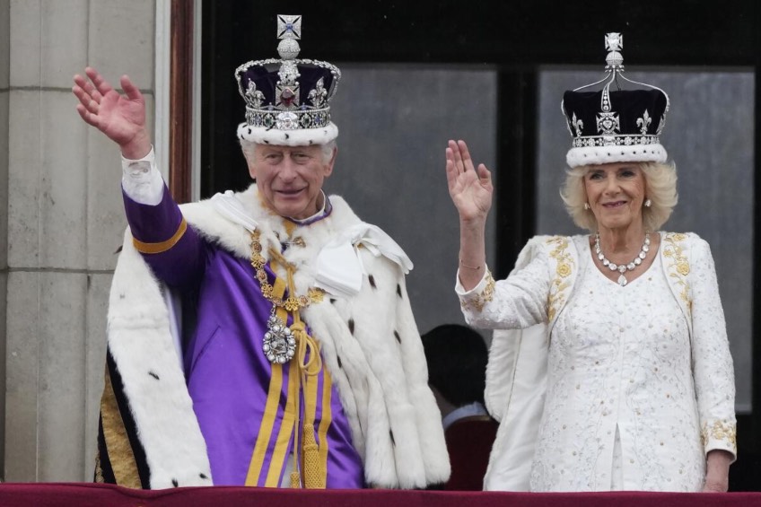 Los reyes británicos: Carlos III y Camilla.