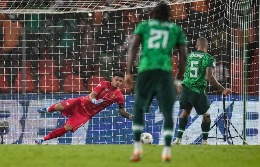 William Troost-Ekong abrió el marcador para Nigeria