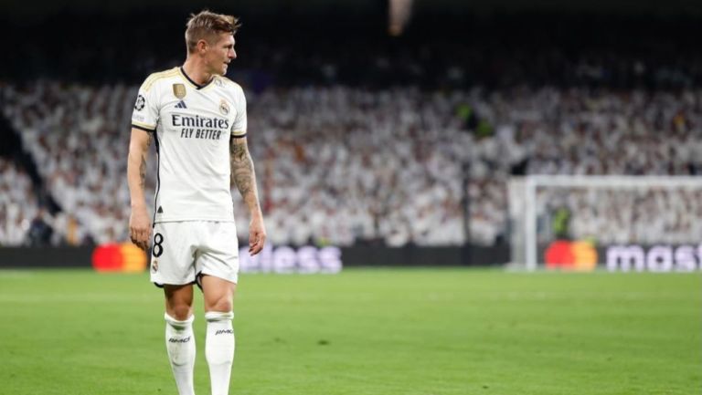 AP Toni Kroos, en juego con los Merengues