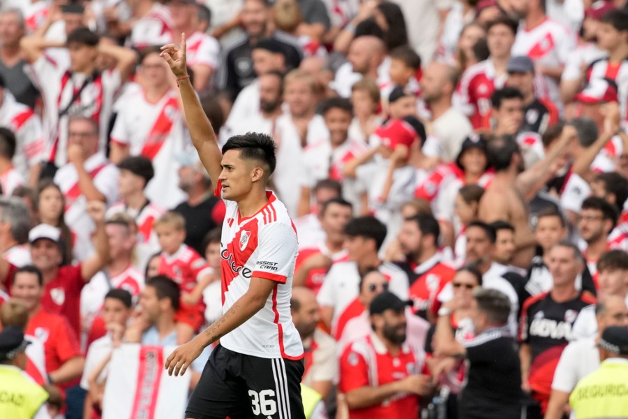Pablo Solari anotó el gol de River Plate