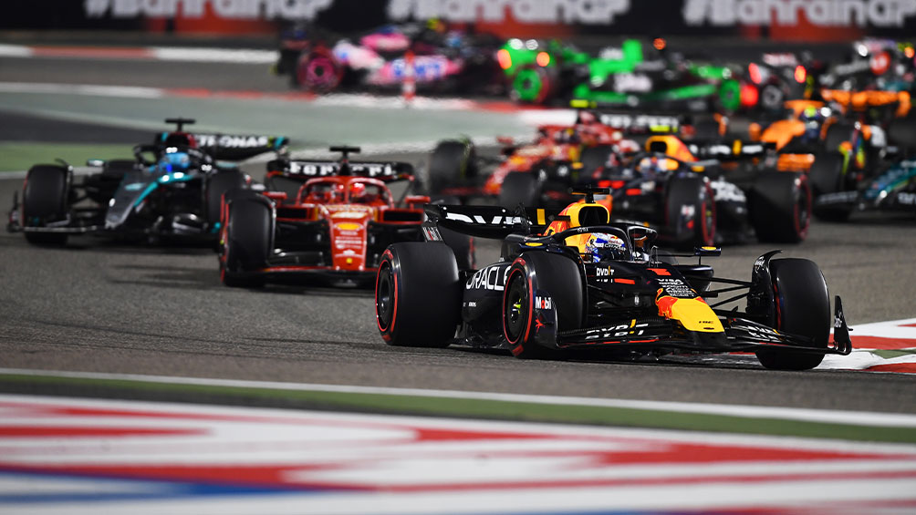 RBR dominó desde la largada el Gran Premio de Bahréin
