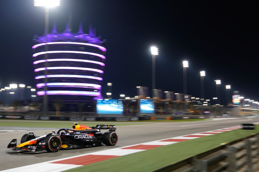 Checo Pérez en el Gran Premio de Bahréin 