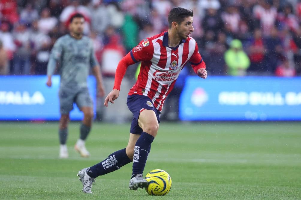 Briseño durante el amistoso ante Atlas