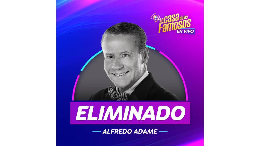 El actor se convirtió en el noveno eliminado del reality show de Telemundo. 