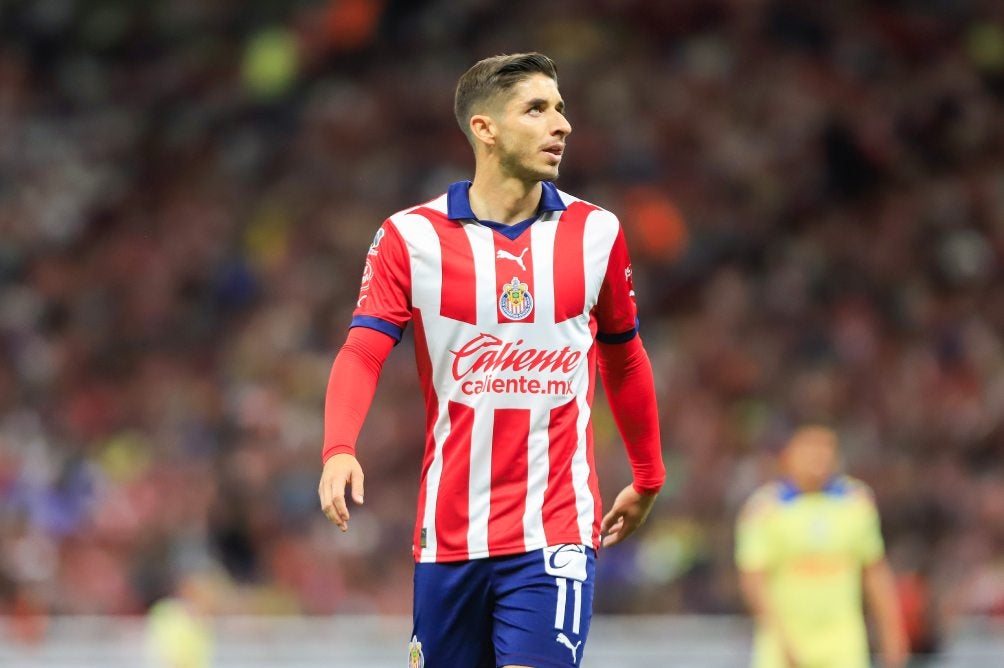 'Conejito' en el partido ante América previo a la pausa