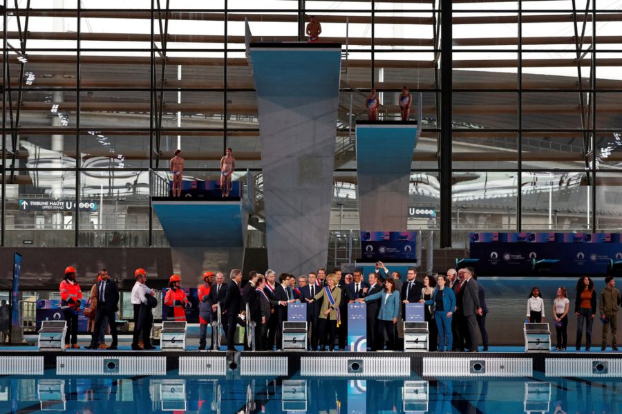 Inauguraron centro acuático para París 2024