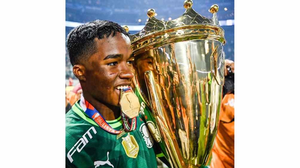 TWITTER @Endrick Es bicampeón en Brasil