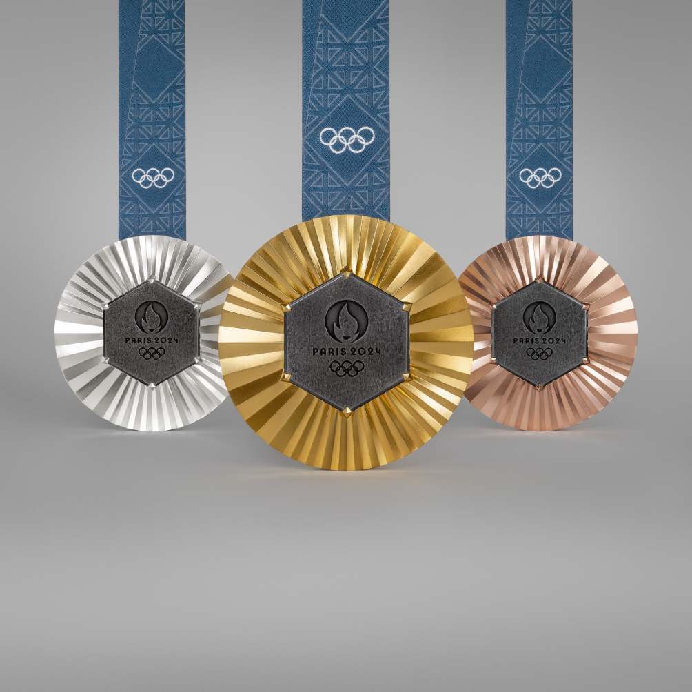 Así se ven las medallas de la justa olímpica