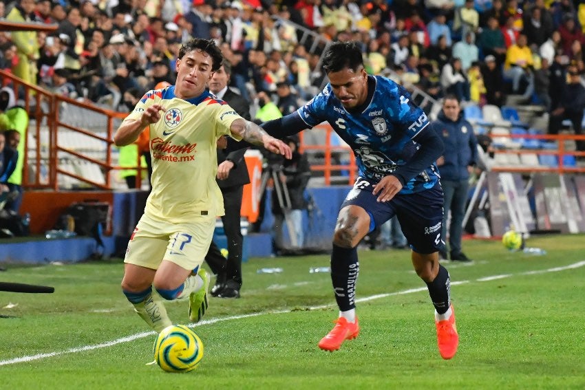 América ante Pachuca de la Fase Regular del Clausura 2024 de la Liga MX