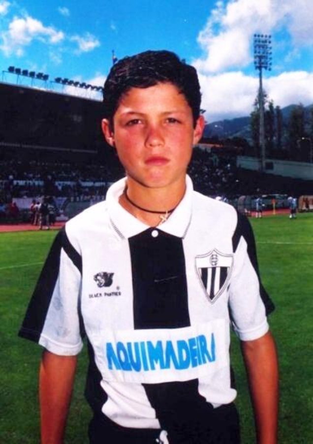 Cristiano Ronaldo de pequeño
