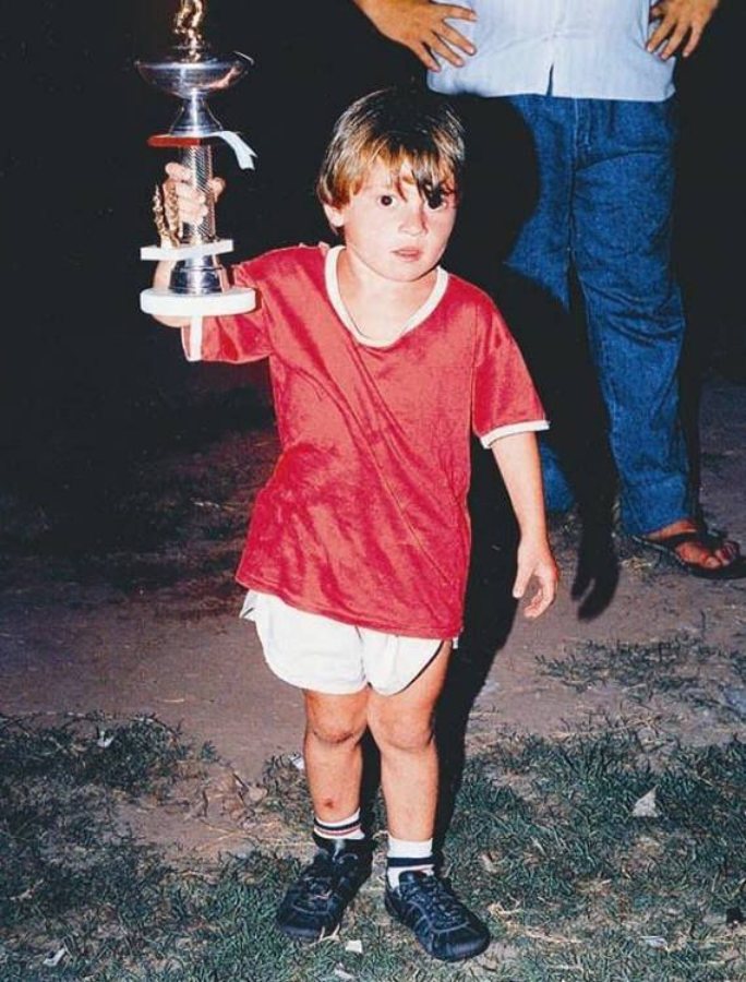 Lionel Messi de niño
