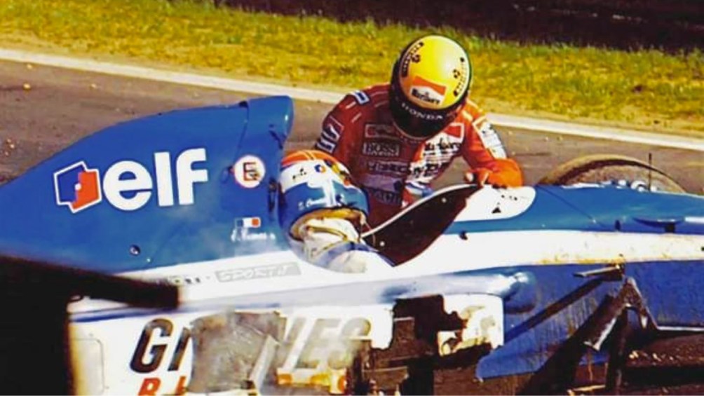 Así quedó el monoplaza de Ayrton Senna