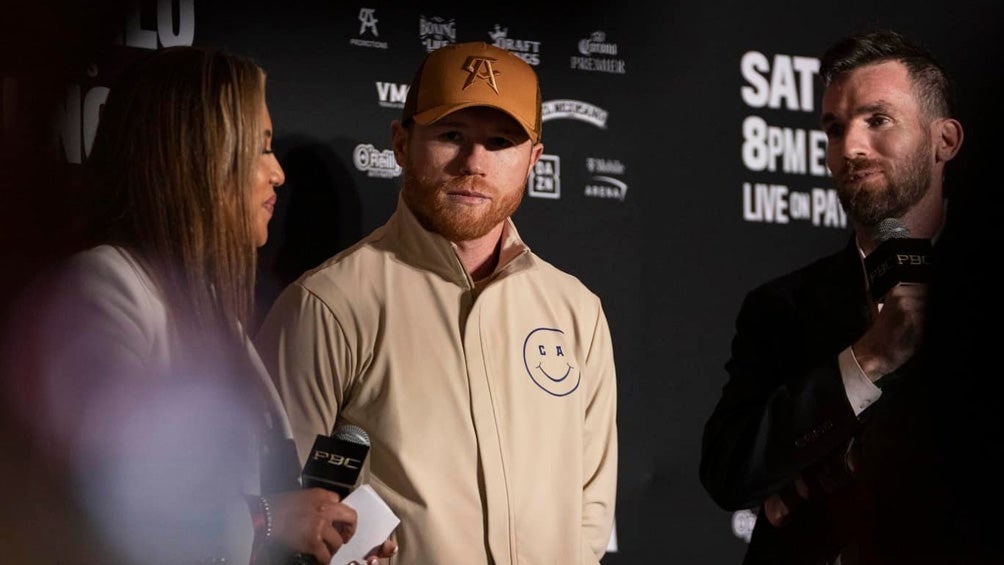 @canelo Saúl Álvarez, durante una entrevista, ya en Las Vegas