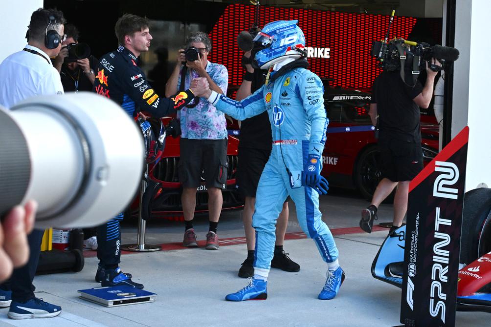 Leclerc en el Gran Premio de Miami