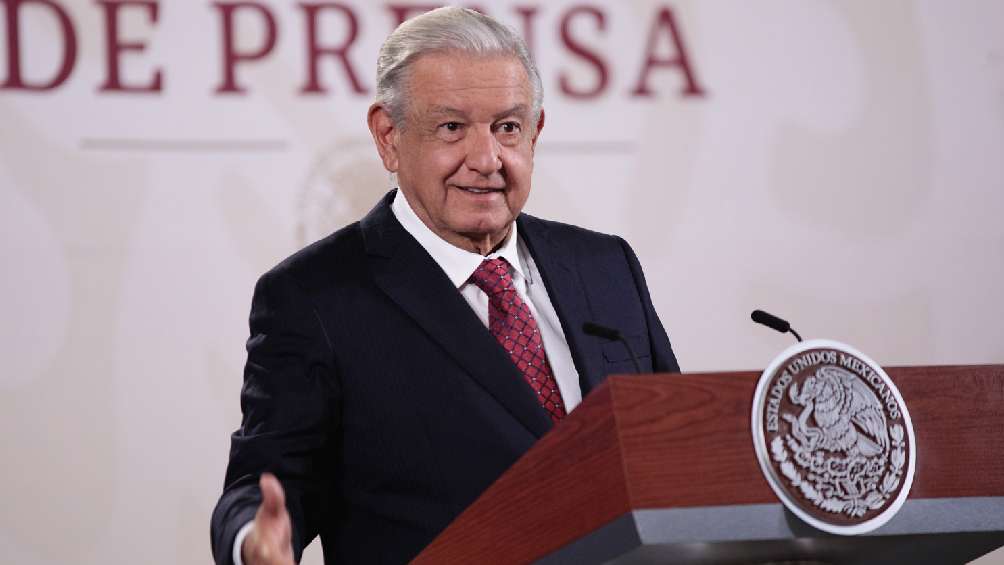 El Presidente López Obrador asegura que la población está segura. 